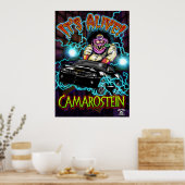 Black Chevy Camaro SS Poster (Küche)