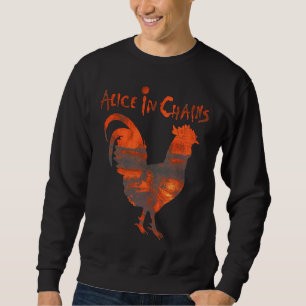 black chicken sweatshirt