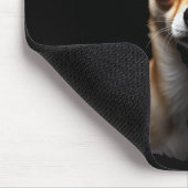 Black Chihuahua Dog Chihuahua Face Mousepad (Ecke)