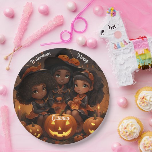 Black Children Halloween-Party Teller (Party)