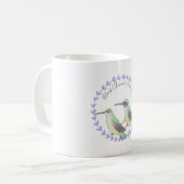 Black-Chinned Hummingbird bird species bird logo a Kaffeetasse (Vorderseite Links)