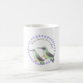 Black-Chinned Hummingbird bird species bird logo a Kaffeetasse (Mittel)