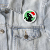 Black Christmas Kitty Button (Beispiel)