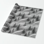 Black Christmas Pattern#10 ID1009 Geschenkpapier (Ungerollt)