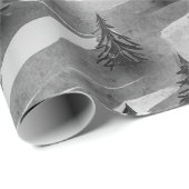 Black Christmas Pattern#10 ID1009 Geschenkpapier (Rolleneckpunkt)