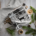 Black Christmas Pattern#13 ID1009 Geschenkpapier<br><div class="desc">Wenn Sie sich fragen, welche Farbkombinationen Sie für Ihre Weihnachtsdekoration und Geschenkartikel in diesem Jahr auswählen sollten, habe ich Sammlungen von aufeinander abgestimmten Mustern erstellt, um das Leben ein wenig leichter zu machen. Dieses moderne Design mit Aquarellfarben, mit stilisierten Tannen und Rentieren auf schneebedeckten Hügeln, wird hier in einer beeindruckenden...</div>