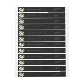 Black Christmas Snowberry+Eucalyptus Skinny (Bogen)