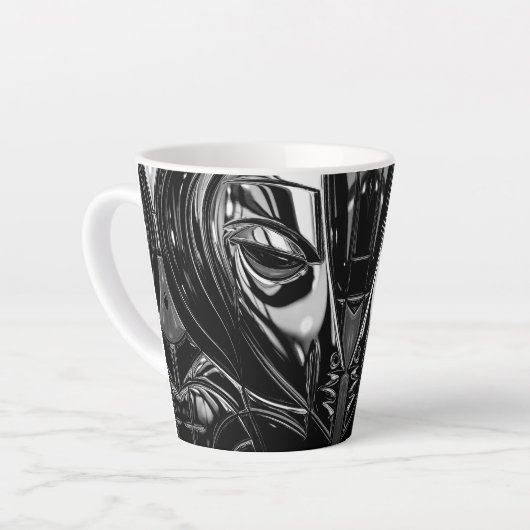 Black Chrome Muse Milchtasse (Linke Ecke)