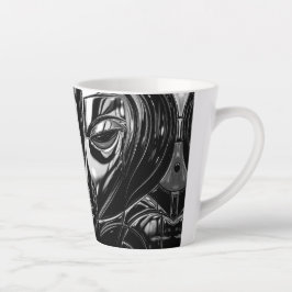 Black Chrome Muse Milchtasse