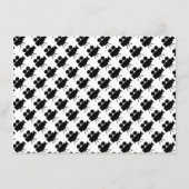 Black Cinema Ticket, Kinderparty Ticket Begleitkarte (Rückseite)