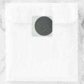 Black Circle, c.1923 Quadratischer Aufkleber (Tasche)