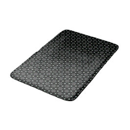 Black Circle Delight Bath Mat Badematte