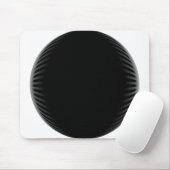 Black Circle Mousepad (Mit Mouse)