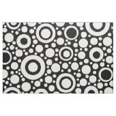 Black Circle & Polka Dots Grid + Ihr Backgr. Stoff (Fat Quarter (45,7 x 55,9 cm))