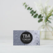 Black Circle Star v2 - Seifenblasen 03 Visitenkarte (Stehend Vorderseite)