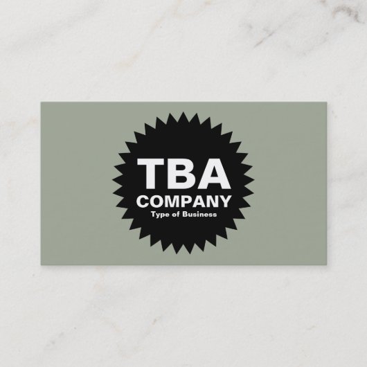 Black Circle Star - Wüstenlandschaft Visitenkarte (Vorderseite)