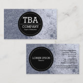 Black Circle v3 - Seifenblasen 03 Visitenkarte (Vorne/Hinten)