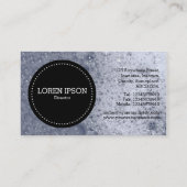 Black Circle v3 - Seifenblasen 03 Visitenkarte (Rückseite)