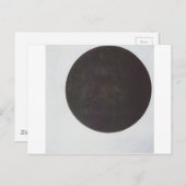 Black Circle von Kazimir Malevich Postkarte (Vorne/Hinten)