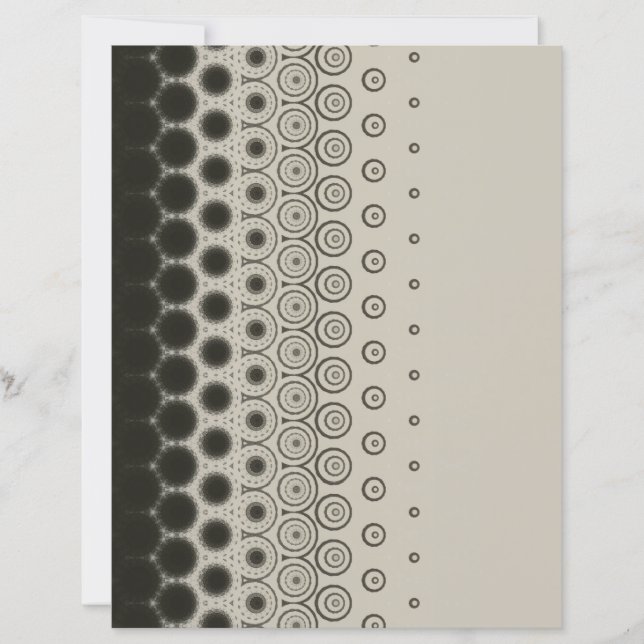 Black Circles on Pale Grey scrapbook paper (Vorderseite)