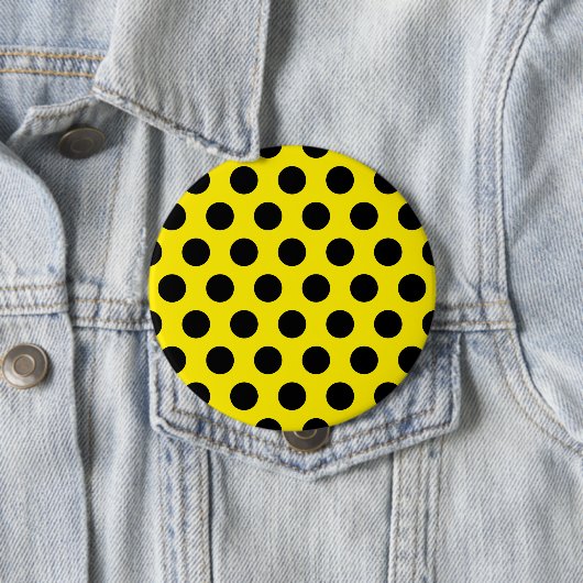 Black Circles on Yellow Background Button (Beispiel)
