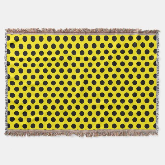 Black Circles on Yellow Background Decke (Vorderseite)