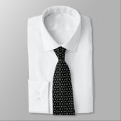 Black Circular Delight Neck Tie Krawatte (Gebunden)