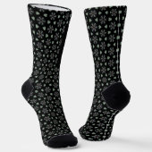 Black Circular Delight Socks Socken (Gewinkelt)