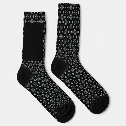 Black Circular Delight Socks Socken (Rechts)