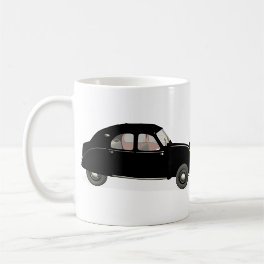 Black Citroen 2CV Kaffeetasse (Links)