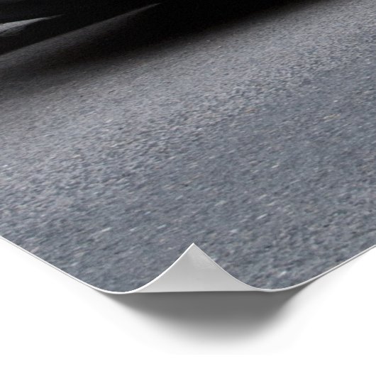 Black Citroën DS Poster (Ecke)