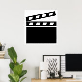 Black Clapperboard Poster (Heimbüro)