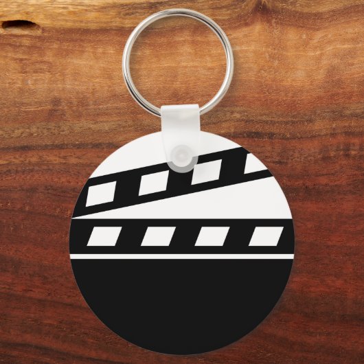 Black Clapperboard Schlüsselanhänger (Vorderseite)