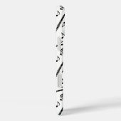 Black Clarinets Musiknoten Case-Mate iPhone Hülle (Rückseite / Rechts)