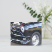 Black Classic Postkarte (Stehend Vorderseite)