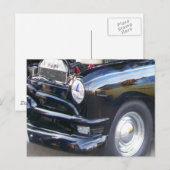 Black Classic Postkarte (Vorne/Hinten)