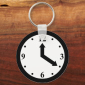 Black Clock Schlüsselanhänger (Vorderseite)