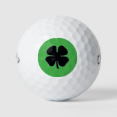 Black Closed Green Callaway Warbird Golfbälle 3pk (Vorderseite)