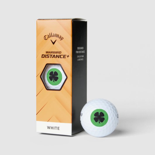 Black Closed Green Callaway Warbird Golfbälle 3pk (Verpackungen)