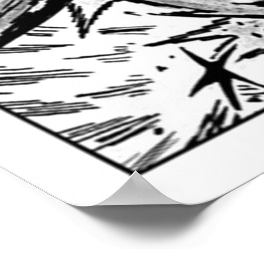 Black Clover Manga Panel Poster (Ecke)