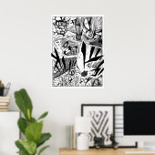 Black Clover Manga Panel Poster (Heimbüro)