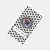 Black Clover Ribbon von Kenneth Yoncich Serviette (Ecke)