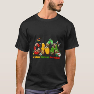 Black-CNA-Abschluss zertifiziert Krankenpflege Ist T-Shirt