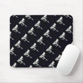 "Black Coachman" Trout Fly Mousepad (Mit Mouse)