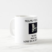 "Black Coachman - Trout Fly "To Do List"-Tasse Kaffeetasse (Vorderseite Links)