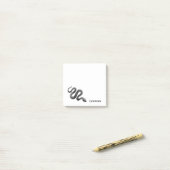 black coal snake watercolor custom post-it klebezettel (Auf Schreibtisch)