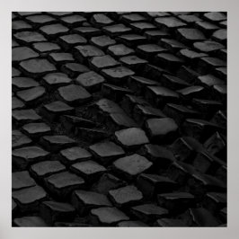 Black Cobblestones Poster