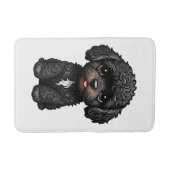 Black Cockapoo Badematte (Vorderseite)