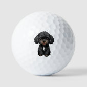 Black Cockapoo Golfball (Vorderseite)