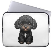 Black Cockapoo Laptopschutzhülle (Vorderseite)